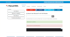 Desktop Screenshot of manualpdfs.com